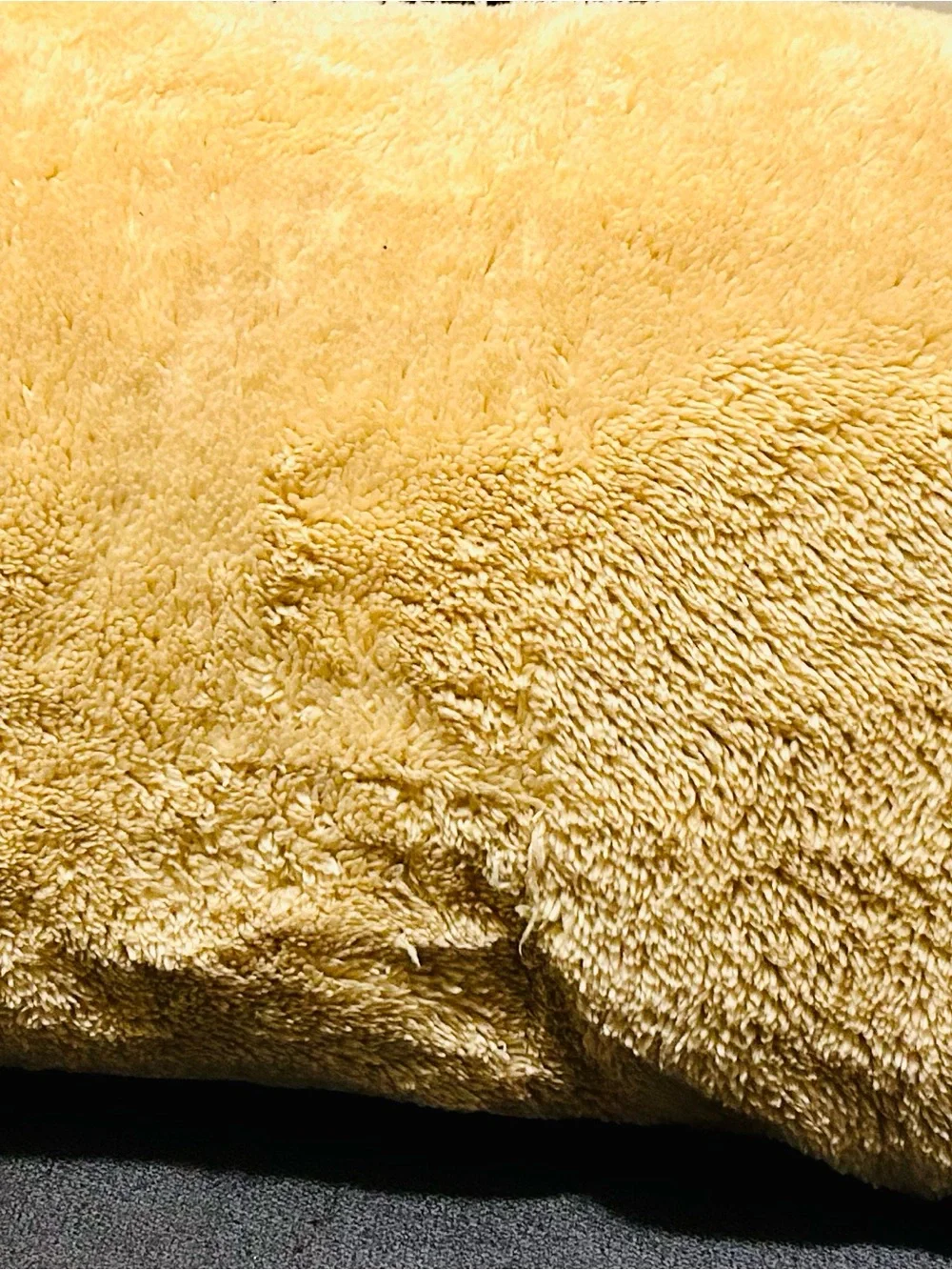 Plush Shag Lumbar Pillow - Cream Faux Sheepskin